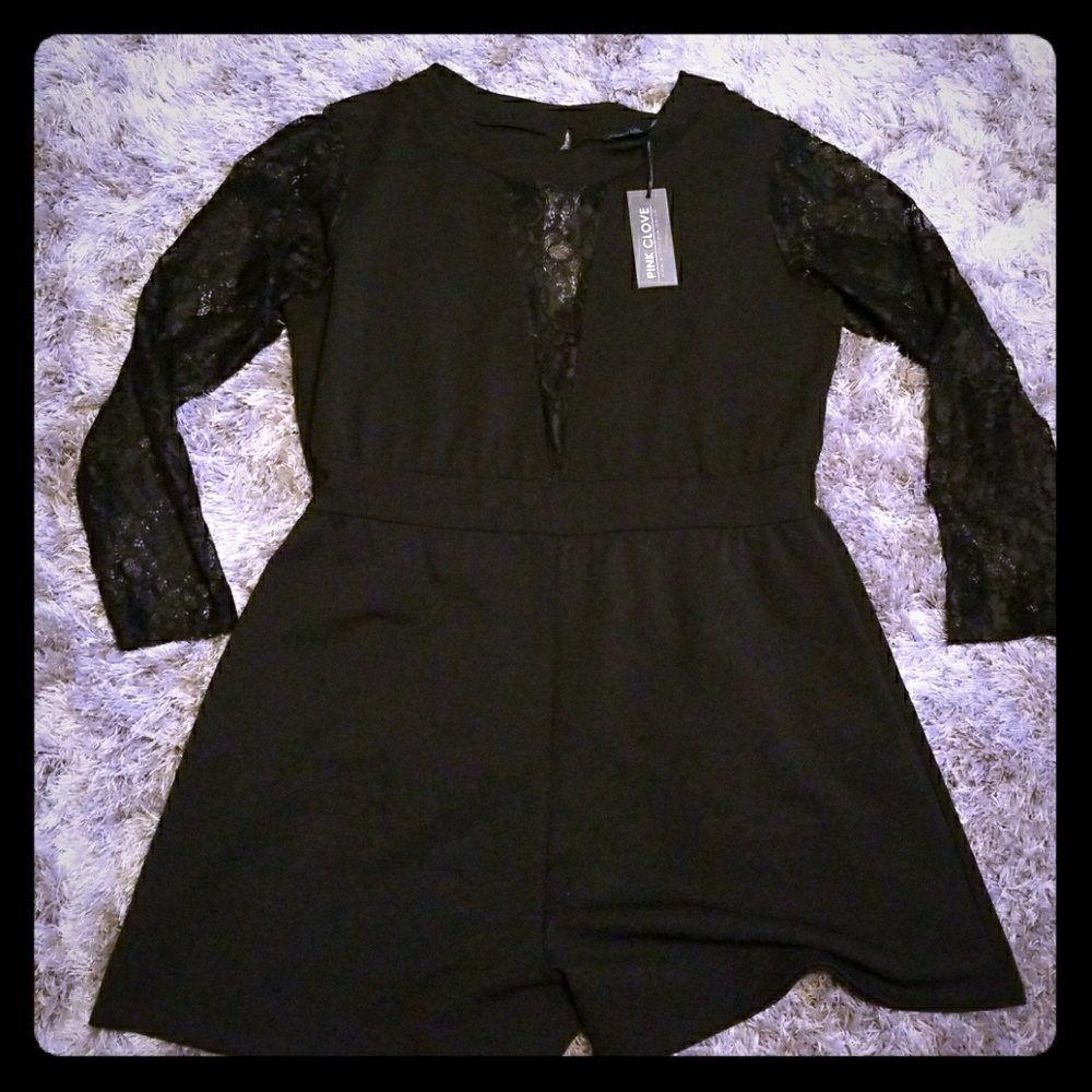 🙈SEXY BLK LACE ROMPER🙈